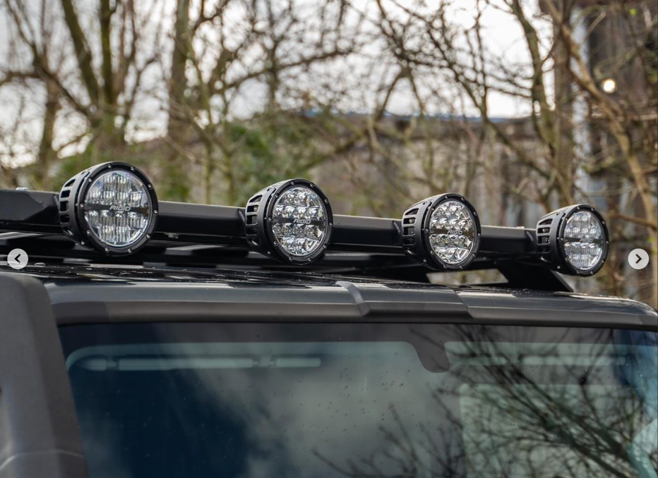 Car roof rack lights sale