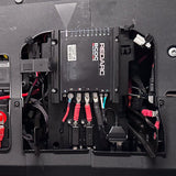 REDARC BCDC Alpha50 R wired in on the Buzz Overland under-seat bracket in an INEOS Grenadier