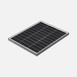 REDARC 80W monocrystalline rigid solar panel black frame SMRP1080B
